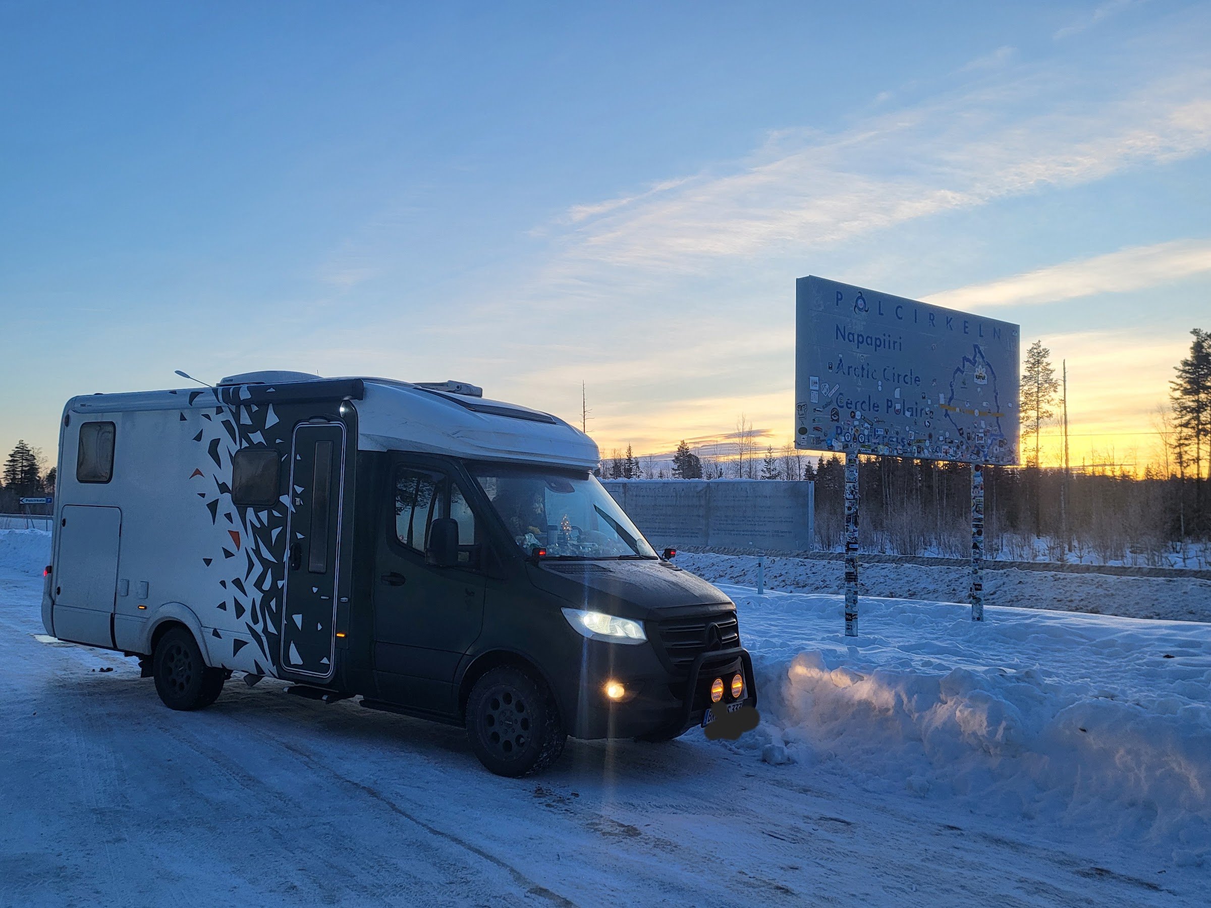 Polarkreis (Arctic Circle marker, Lansjärv)